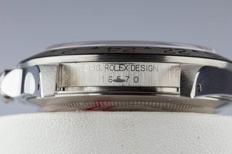 1999 Rolex Explorer II 16570 Black "Swiss" Dial with Box and Papers