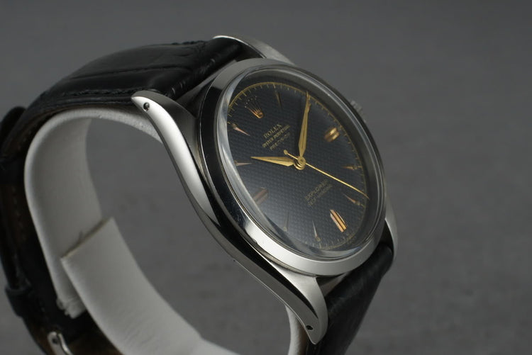 1953 Rolex Explorer 6298 with Gilt Waffle Dial