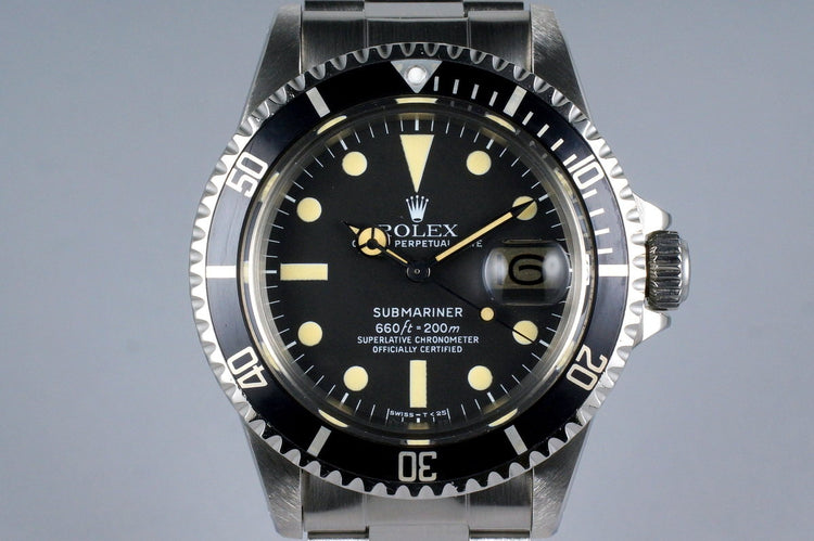 1978 Rolex Submariner 1680 with Box and Papers
