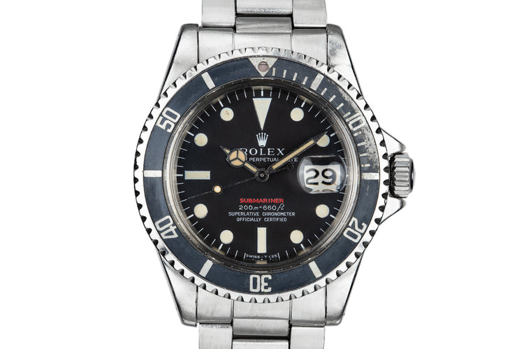 1969 Rolex Red Submariner 1680 with MK II Dial with FBI connection