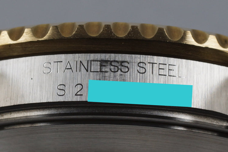 1993 Rolex Two Tone Blue Submariner 16613