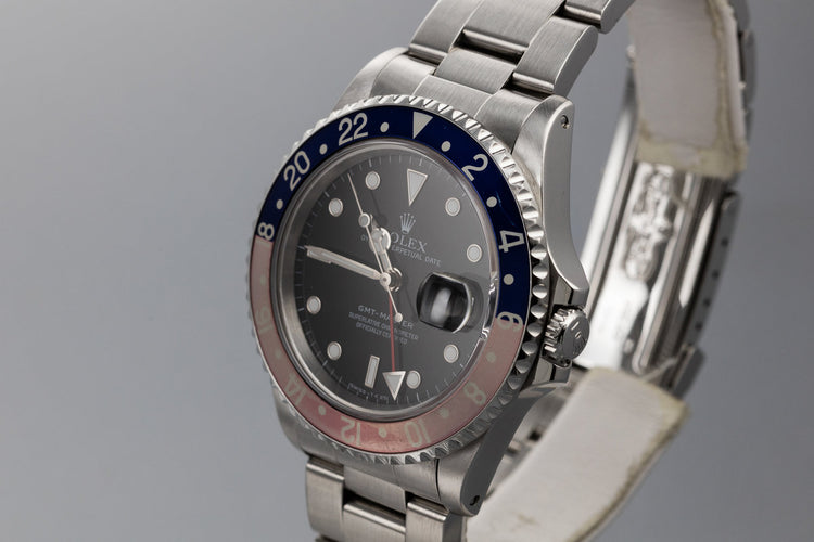 1995 Rolex GMT-Master 16700 with Faded "Pepsi" Bezel