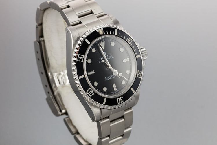2000 Rolex Submariner 14060M with Box and Papers