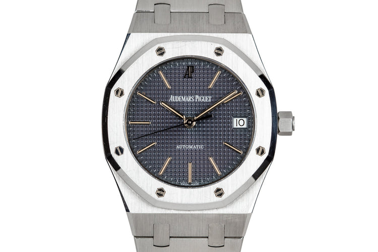 1996 Audemars Piguet Royal Oak 14790ST Black Dial with Box, Papers, and Service Papers