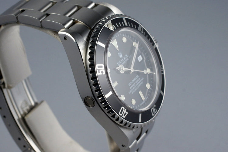 1998 Rolex Sea Dweller 16600 with RSC Papers