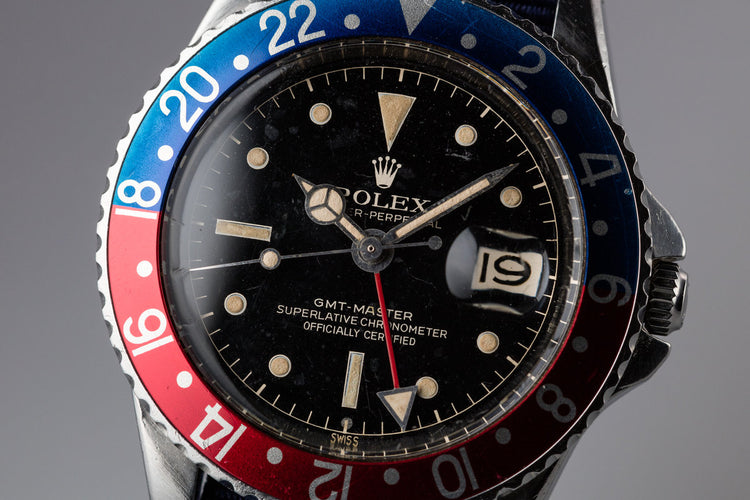 1960 Rolex GMT-Master 1675 Gilt Dial