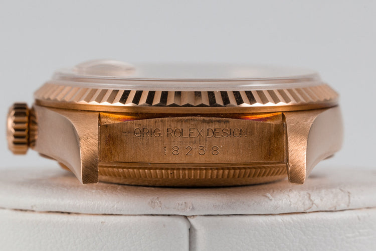 1999 Rolex YG Day-Date 18238 with Rosy Patina