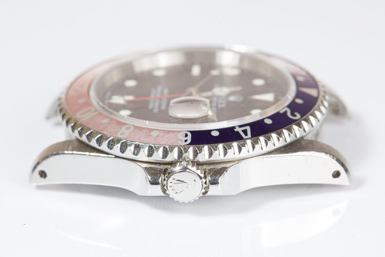 1995 Unpolished Rolex GMT Master 16700 Faded Pepsi Bezel & Tritium Dial