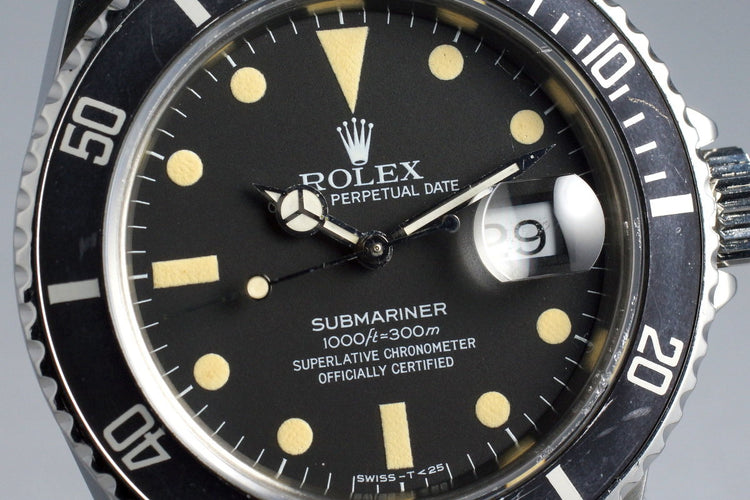 1981 Rolex Submariner 16800