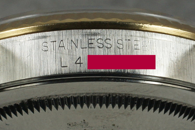 1988 Rolex 18K/SS DateJust 16233 with Cream Roman Dial