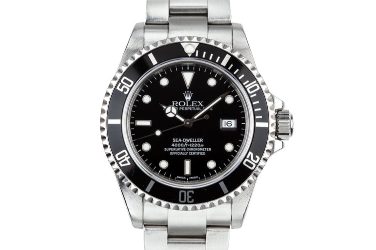 1999 Rolex Sea-Dweller 16600 with Box and Papers
