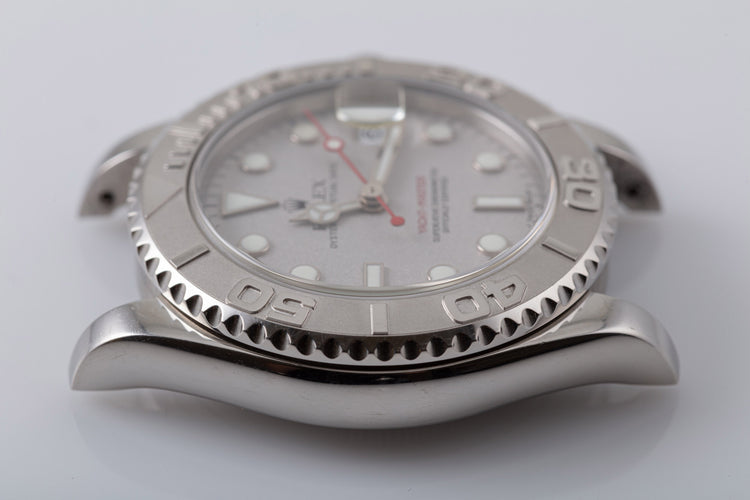 2006 Rolex Yacht Master Midsize Steel Platinum 35mm 168622 with Box & Papers