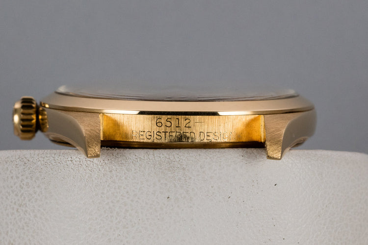 1959 18K YG Rolex VERIFLAT 6512