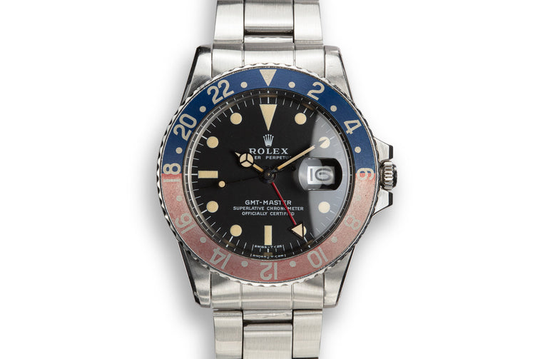 1972 Rolex GMT-Master 1675 with Mark 2 Dial