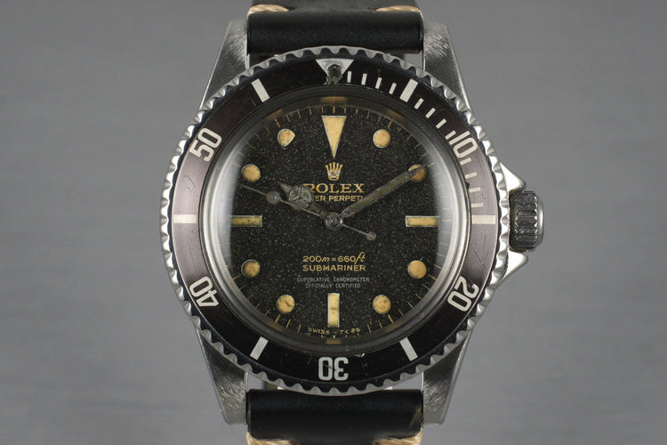1965 Rolex Submariner 5512 Gilt 4 Line Dial