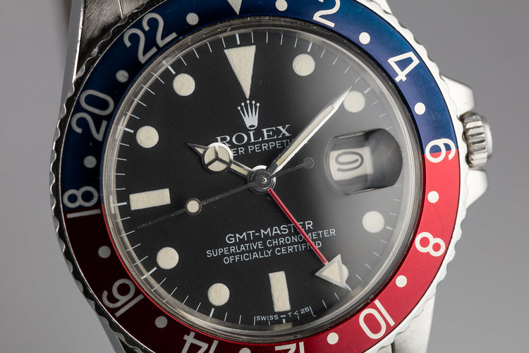 1979 Rolex GMT-Master 16750 "Pepsi"