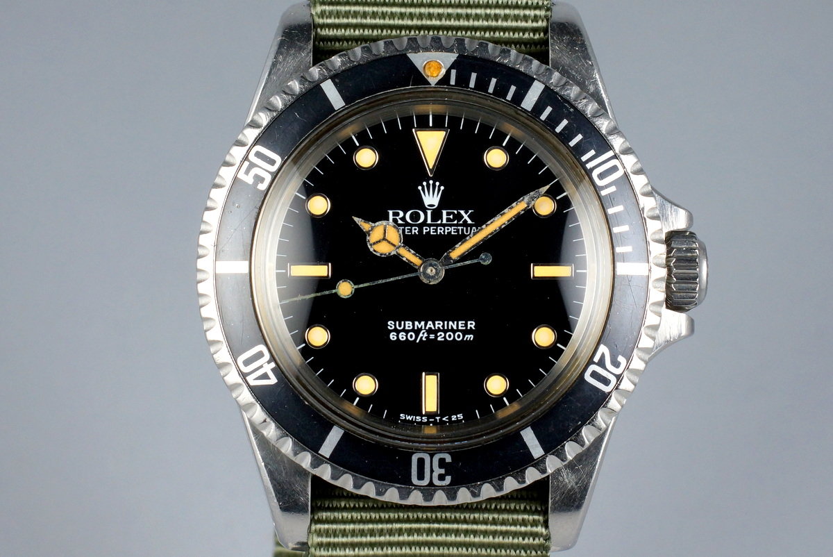 HQ Milton - 1967 Rolex Submariner 5513 WG Surround Dial, Inventory 
