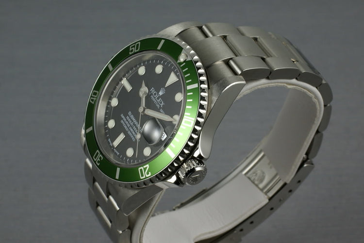 Rolex Green Submariner 16610 LV Mark 1 dial