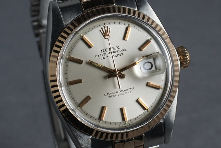 1967 Rolex Datejust Rose Gold and Stainless Steel 1601