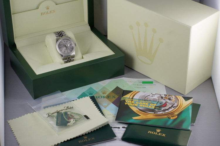 2003 Rolex DateJust 16220 with Box and Papers