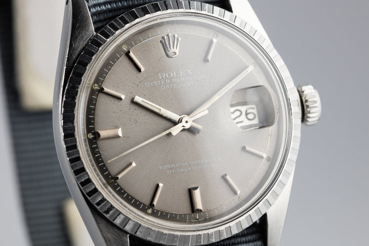 1968 Rolex DateJust 1603 Grey "London Sky" Dial with White Print