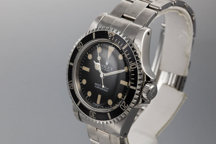 1977 Rolex Submariner 5513 with Mark I Maxi Dial