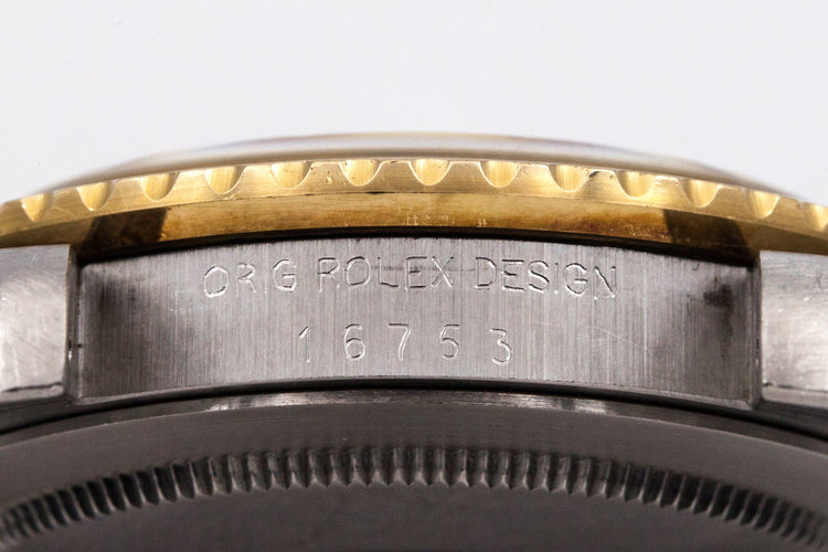 1981 Rolex Two Tone GMT 16753 Root Beer Dial