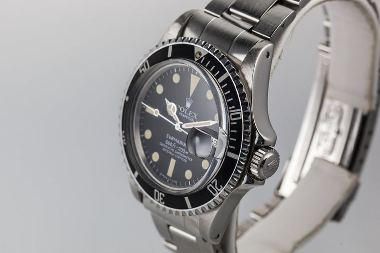 1980 Rolex Submariner 1680 Matte Dial