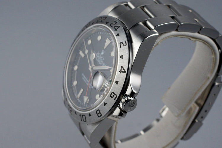 2006 Rolex Explorer II 16570 Black Dial