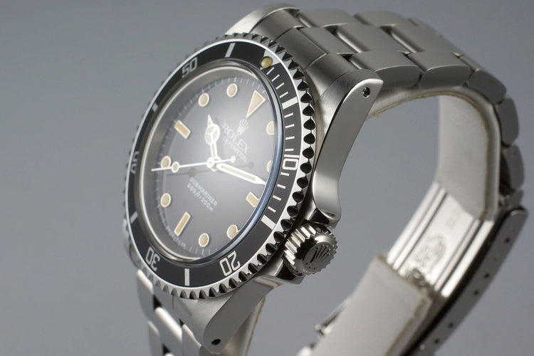 1988 Rolex Submariner 5513 with Box and Papers