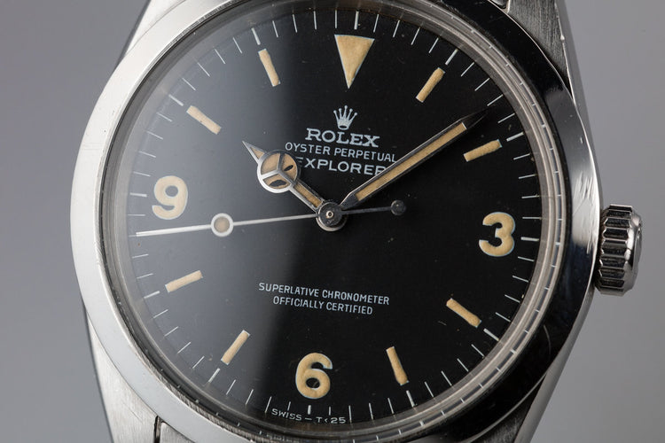 1967 Rolex Explorer 1016 Matte Dial with Papers