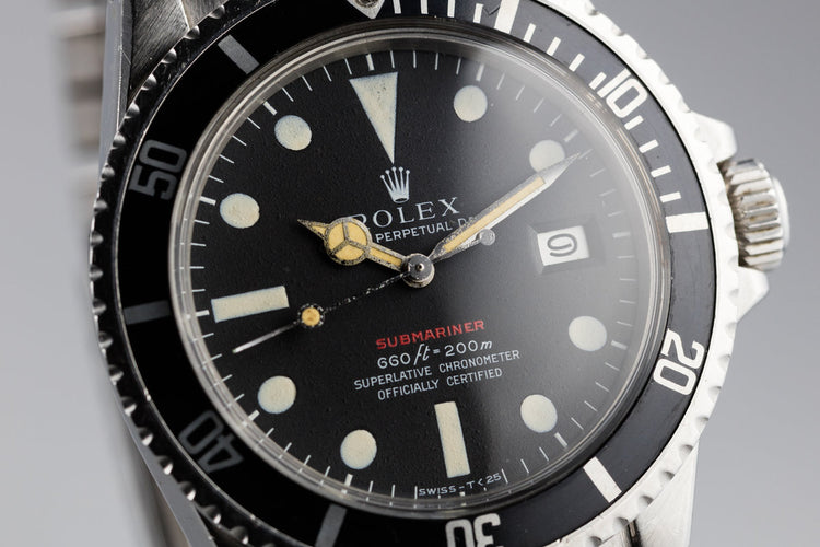 1972 Rolex Red Submariner 1680 with MK IV Dial