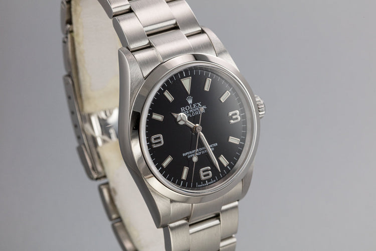 2002 Rolex Explorer 114270 with Box and Papers