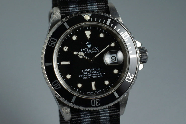 1997 Rolex Submariner 16610