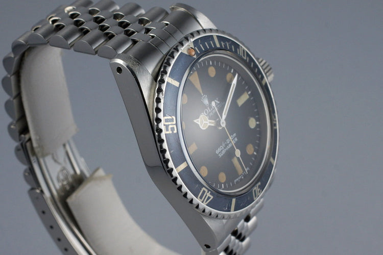 1977 Rolex Submariner 5513 Mark I Maxi Dial