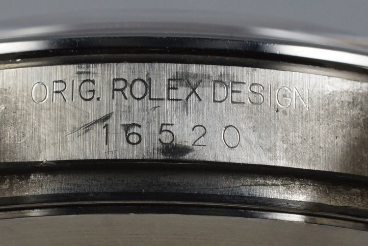 1989 Rolex SS Zenith Daytona 16520 White Dial