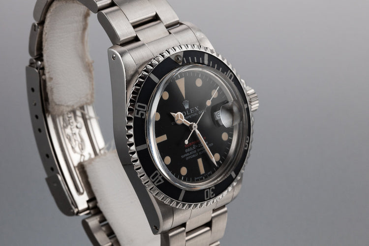 1972 Rolex Red Submariner 1680 MK IV Dial