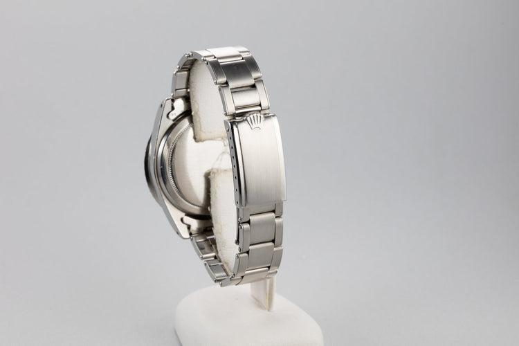 1963 Rolex Pointed Crown Guard Case Submariner 5513 with Silver Depth Rating Gilt Exclamation Dial