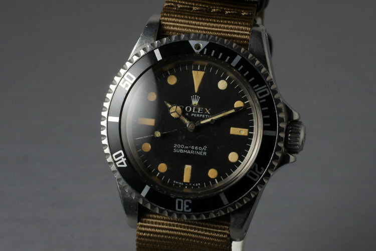 1968 Rolex Submariner 5513 Meters First