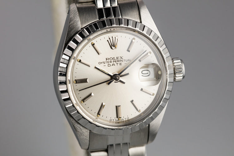 1974 Ladies DateJust 6924 Silver Sigma Dial with Service Papers