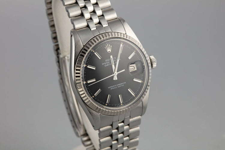 1973 Datejust 1601 Matte Black Dial