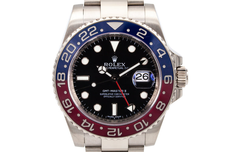 2015 Rolex WG GMT-Master II 116719 with Box and Papers