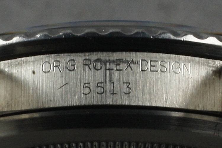 1982 Rolex Submariner 5513 with Maxi Mark V Dial with Box and Papers