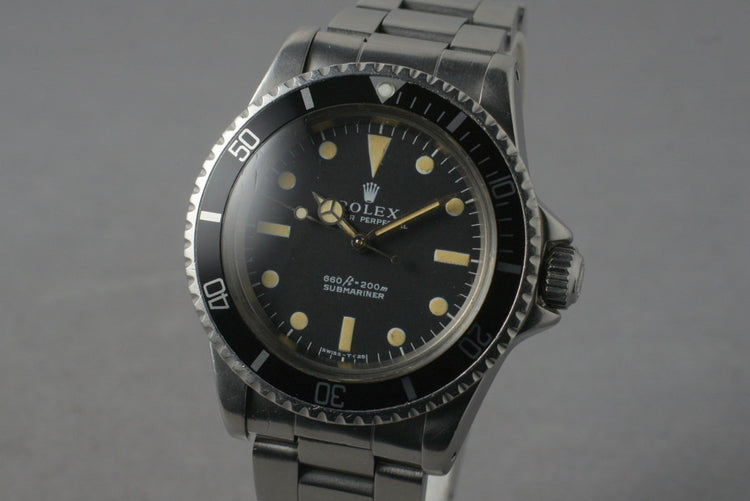 1978 Rolex Submariner 5513 with Box and Papers