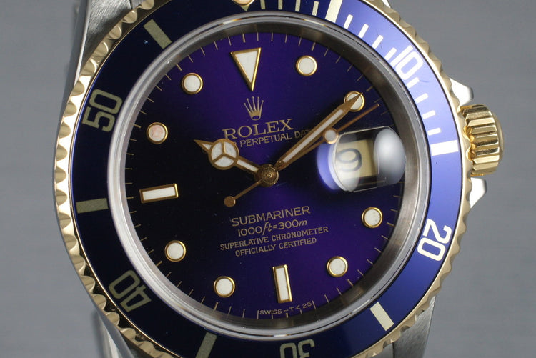 1991 Rolex Two Tone Submariner 16613