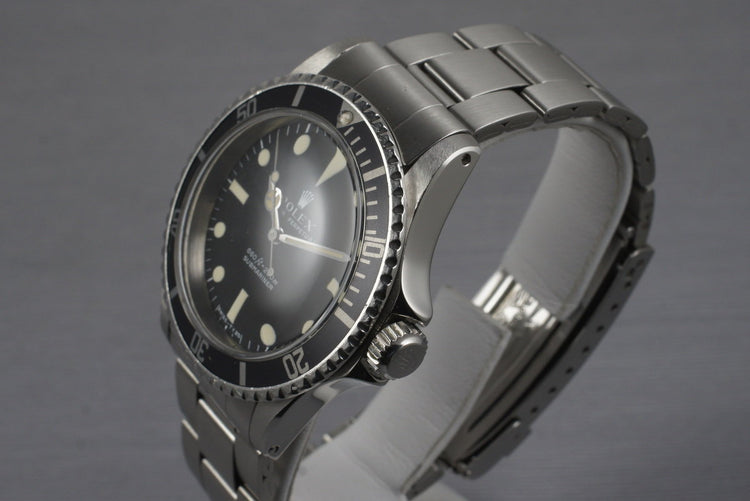 1970 Rolex Submariner 5513 Serif Dial
