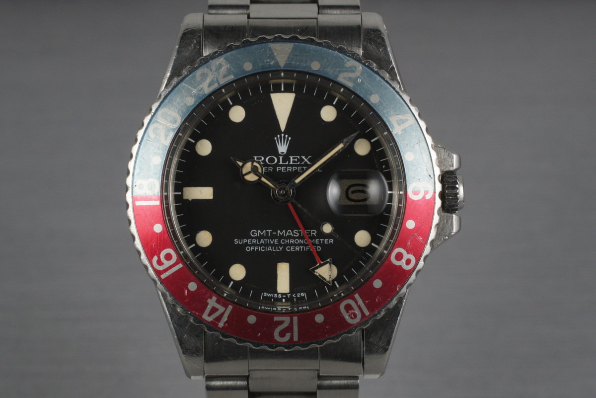 HQ Milton 1969 Rolex GMT 1675 Inventory 3882 For Sale