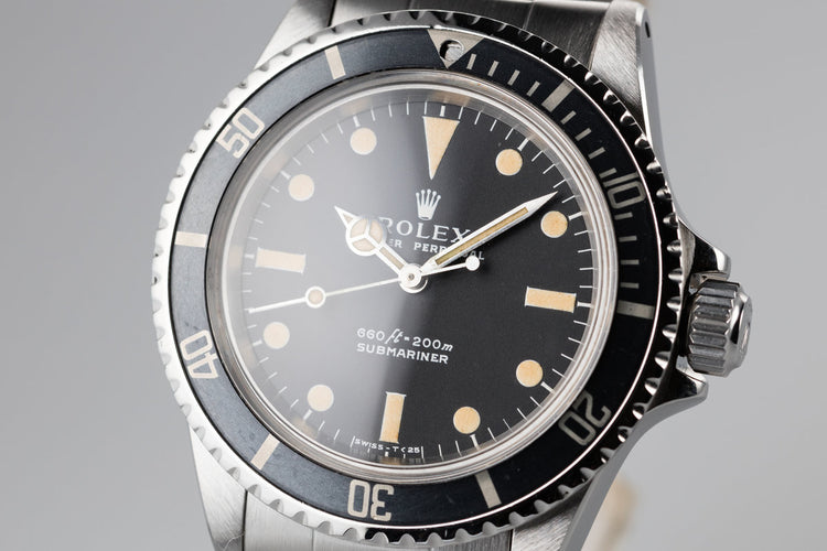 1974 Rolex Submariner 5513 with Serif Dial