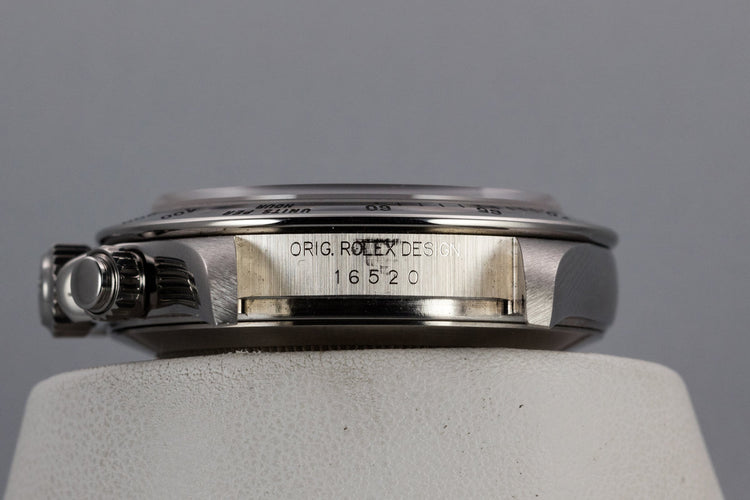 1995 Rolex Daytona 16520 White Dial with Box and Papers
