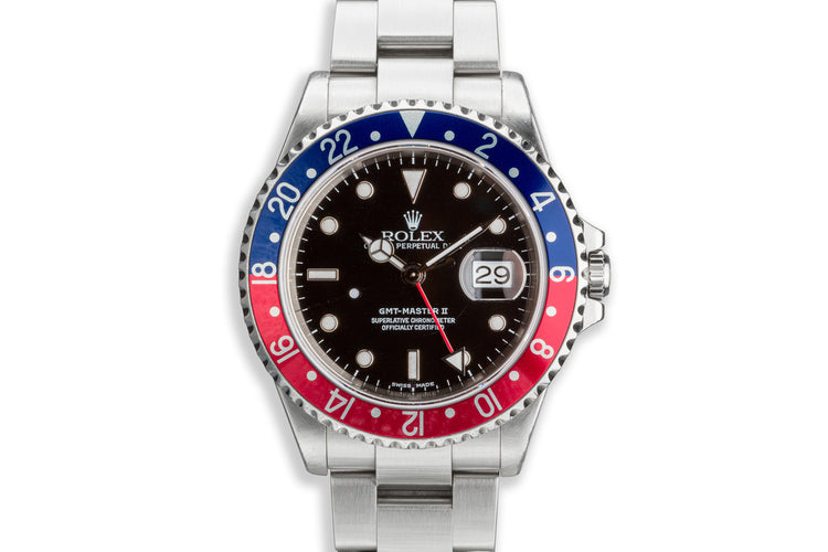 2000 Rolex GMT-Master II 16710 "Pepsi" Bezel